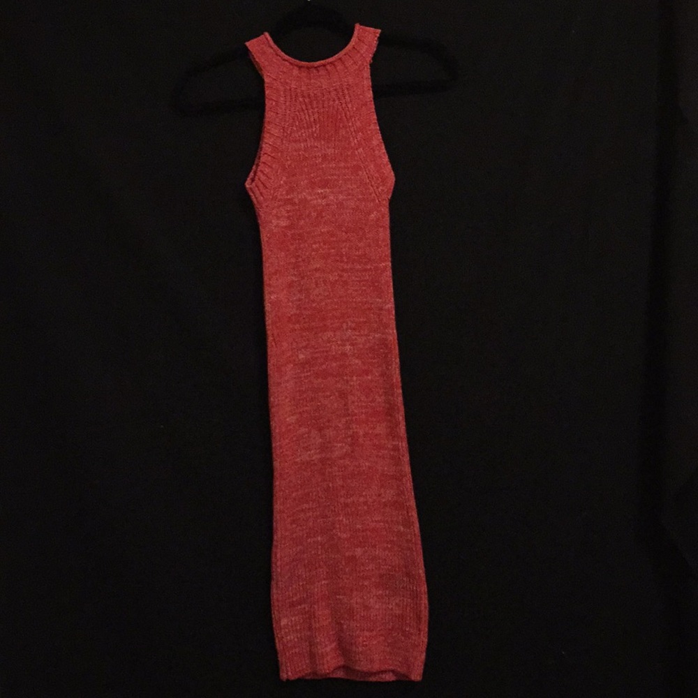 Red Tea&Cup sweater dress